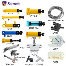 MOC tubo tecnico pompa aria serbatoio asta di spinta interruttore Putter pistone parti pneumatiche compatibili con legoeds 9641 42043 47225 61904
