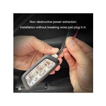 LED Car Trunk Light Strip Self Adhesive Dynamic Flowing Light Strip Multifunction Automatic Tail Box Light for Truck Trunk Decor