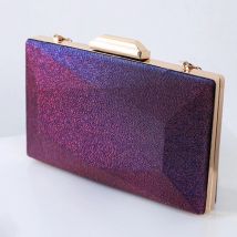 Lila Clutch-Taschen für Damen, 2024, Abend, Hochzeit, Party, Luxus-Designer-Handtasche, Umhängetasche und kleine Messenger-Geldbörse