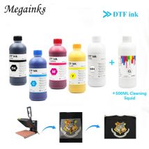 500ML * 6PCS DTF TINTE & 500ML sauber Für DTF Tinte Für Epson L1800 L800 L805 I3200 geändert drucker