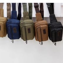 Leinwand Taille Tasche Outdoor Sport Multifunktionale Männliche Taille Pack Hohe Qualität Langlebig Hohe kapazität Taschen Tragbare Telefon Geldbörse
