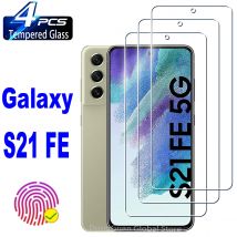 Ochraniacz ekranu z hartowanego szkła HD, przezroczysty, pełna ochrona dla Samsung Galaxy S21 FE 5G