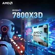 AMD Ryzen 7 7800X3D 8 core 16 thread 4,2 GHz DDR5 Socket AM5 R7 7800X3D L3=96M Processore 5NM 120W Senza ventola