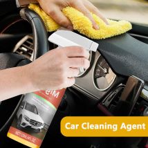 Mehrzweck-Autoreiniger, Schaumreiniger für den Autoinnenraum, schwarzer Kunststoff, Polierschutz, Lederreiniger, Wiederherstellung von Autopflege-Details