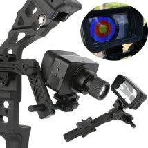 Night Vision Device 4K HD Telescope 5X Optical 5X Digital Zoom Compound Bow Hunting Aiming Full Black Low Light Sight Scope
