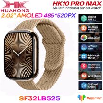 2025 Smart Watch HK10ProMax per Apple Serie 10 BT Chiamata Musica locale 2.02 "AMOLED 3D Menu Frequenza cardiaca Pressione sanguigna Quadrante di gravità