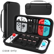 Borsa da trasporto per custodia Switch OLED compatibile con NS, pochette da trasporto OLED Switch/Switch con più spazio per NS e OLED