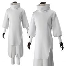 Holoun Jujutsu Jjk Manga Anime Kashimo Hajime Cosplay Kostüm blaue Perücke weiß Top elastische Hose Geschenk