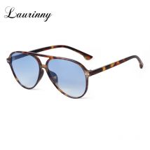 Luxus Pilot Sonnenbrille Frauen Männer Marke Design Retro Aviator Blau Gradienten Objektiv Schildkröte Rahmen Shades Sonnenbrille Weibliche UV400