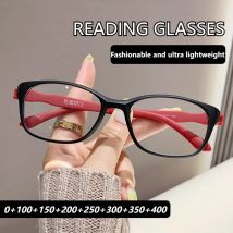 Modische High-Definition-Lesebrille für mittlere und ältere Menschen, Retro-ultraleichte Presbyopie-Brille 0 bis + 400