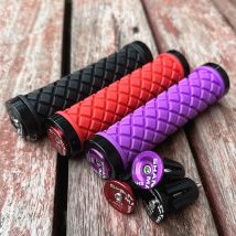 Universal Mountain Bike Handle Grips Aluminum Alloy Double Lock Rubber Non-slip Shock-absorbing Folding Cycling Bicycle Grips
