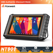 FOXWELL NT909 OBD2 Strumento di scansione bidirezionale Codifica ECU Tutti i strumenti diagnostici per auto di sistema CANFD AutoAuth OBD2 Scanner automobilistico
