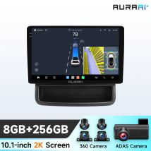 AURAAI Auto Multimedia Video Player für Renault Trafic/Opel Vivaro 2010-2014 2K Bildschirm Carplay Autoradio 360 Kamera GPS ADAS 4G