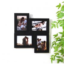 1PC 4x6 collage cornice per foto, cornice per foto multi-apertura da appendere alla parete, display multi-foto decorazione della parete della casa, cornice per foto in legno