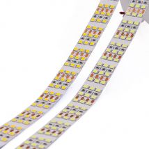 5m Bright 12v 24v 2835 LED Strip Three Row 360 leds/m 16mm 20mm 3000k Natural White 4000k 4500k 6000k 6500k Soft Flexible Tape