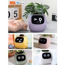 Tuya Ivy Smart Planter,Endless Fun Over 49 Rich Expressions,7 smart sensors,AI Chips Make Raising Plants Easy and Fun