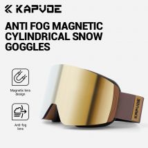 KAPVOE Nuovi occhiali da sci fotocromatici per esterni Occhiali da sci magnetici antiappannamento Sport invernali Sci Snowboard Uomo Donna UV400 Neve