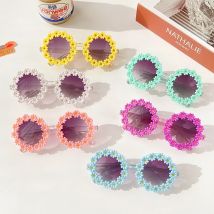 Neue Kinder Sonnenbrille Kinder runde Blume Sonnenbrille Mädchen Jungen Baby Sport Sonnenbrillen Brille uv400 Outdoor Sonnenschutz Brillen