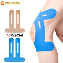 10-teiliges Kinesiologie-Tape für Knie, elastisches Knieband, Sportband bietet Unterstützung und Stabilität beim Laufen, Wandern, Reiten