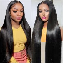 Bone Straight 13x4 13x6 HD Frontale Del Merletto Parrucca Brasiliana 5x5 Chiusura Glueless 360 Full Lace Front Parrucche Dei Capelli Umani Per Le Donne Nere