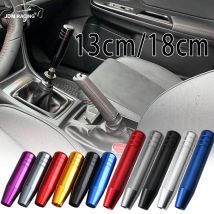Pomello del cambio manuale per auto universale da 13 cm 18 cm di lunghezza Pomello del cambio in alluminio Pomello del cambio per auto da corsa con 3 adattatori