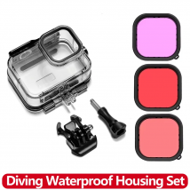 Hero 13/12/11/10/9 Waterproof Case Housings Diving Underwater Shell For GoPro Hero 13 12 11 10 9 Black Action Camera Accessories