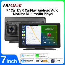 4k Dashcam 7 Zoll Bildschirm Treiber Rekorder drahtlose Carplay Navigation Android Auto Mirror link Bluetooth Aux Unterstützung Rückfahr kamera