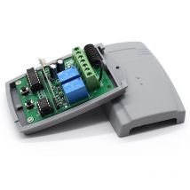 Ricevitore telecomando universale per porta garage 2CH per ERREKA ACM DEA DOORHAN AT-4 DITEC 433 mhz Rolling Code fisso