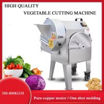 300-800 kg/h tagliapatate elettrico industriale/piccatutto per verdure affettatrice a dadini trituratore/tagliatrice di verdure