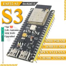 ESP32-S3-DevKitC-1 płytka rozwojowa BT 2.4G moduł Wifi dla Arduino 8MB PSRAM 16MB FLASH N16R8 42Pin CH340C typ-C ESP32 S3