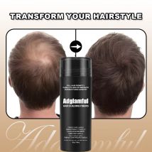 Aadglamful Fiber Powder 30g: aggiunge visualmente il volume dei capelli, riempie le linee sottili, unisex, ideale per feste, datteri e occasioni speciali