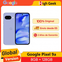 Versión Global Google Pixel 9a 5G Smartphone Google Tensor G4 6.3inches 120Hz Actua pantalla 5100mAh Batería 48MP Cámara trasera NFC