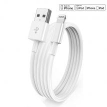 1/2 PCS USB Cable MFI certified for iPhone Charger Cord USB to Ligtning Chargers Cable for iPhone 14 Fast iPhone Charging Cable