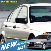 1 paar Auto Seite Tür Rück Seite Spiegel Abdeckung Kappe für BMW E46 316i 318i 318d 320d 320i 323i 325i 328i 330d 330i 330xi 1998-2005