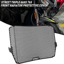 Für Street Triple 660S 765 S R RS 2020 2021 2022 Front Kühler Schutzhülle Grill Schutz Grille Schild Schutz