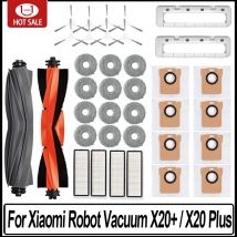 Do odkurzacza robota Xiaomi X20 + / X20 Plus Worek na kurz Ściereczka do mopa Akcesoria Główna szczotka boczna Filtr Hepa Części zamienne