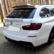SPOILER CAP For BMW 5 F11 535i Msport 2010-2017 ABS Plastic Car Wing Rear Roof Spoiler for BMW 5 series Touring (F11) M Sport