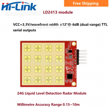 Kostenloser Versand 24G flüssigkeit niveau erkennung radar sensor modul LD2413 10M kontaktlose hochpräzise abstand messung sensor