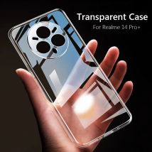 Per Realme 14 Pro Plus Realme14 Pro + 5G Realme 15 5G Custodia morbida in TPU trasparente per Realme14X Cover posteriore trasparente in silicone