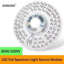 Pannello LED plafoniera modulo led 220v-240v ventilatore da soffitto kit luce led 60w 100w dimmerabile rotondo sostituzione pannello led piastra