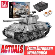 Mold King 20034 20035 Technical Tank Toys il telecomando M26 Pershing Tank Building Block Brick Kids regalo di natale