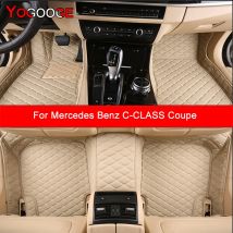 YOGOOGE Custom Auto Fußmatten Für Mercedes Benz C-KLASSE Coupe C204 C205 A205 Auto Teppiche Fuß Coche Zubehör