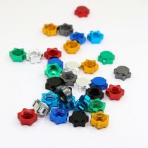 17mm Aluminum Dustproof Nut for 1/8 RC Car Hex Coupler Nut Thread 1.0mm R4 HSP 94762 94886