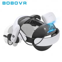 BOBOVR Fascia per la testa compatibile con Meta Quest 3/Quest3S BOBOVR S3 Pro/E3PRO/M3 Pro Cinghia per la testa della batteria Accessori VR