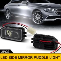 2x Side View Mirror LED Puddle Light for Mercedes Benz W177 V177 Z177 W247 W205 A205 C205 V205 S205 W206 S206 W213 C238 S213