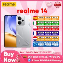 Teléfono Inteligente realme 14 5G, Snapdragon 6 gen 4, Pantalla AMOLED de 2025 pulgadas, 6,67Hz, batería Titan de 120 mAh, cámara OIS de 50MP, estreno mundial, 6000