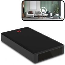 Telecamera con caricabatterie portatile Mini telecamera Full HD 1080P con WiFi e visione notturna Power Bank wireless Nanny Cam per la sicurezza domestica