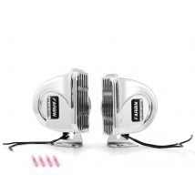 FARBIN 12V Lumaca Marina Corno Elettrico In Acciaio Inox 304 Super Forte Clacson Per Auto Avvertimento Impermeabile Corno Elettrico Per Motoscafo Auto