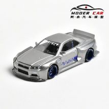 Kaido House + MINIGT TSM 1:64 143 Skyline R34 SHINJUKU V1 Druckguss-Modellauto