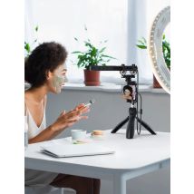 COMICA VM40 2.4G Super Cardioid Shotgun Microphone, Wired and Wireless dual modes, Bluetooth microphone for Camera/Smartphone/PC